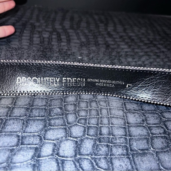 Absolutely Fresh belt Genuine Leather made inUSA Size:L color: red/floral main image 8